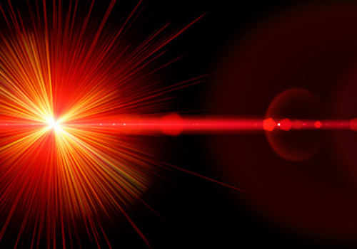 Adaptive optics: Focal spot correction in real time