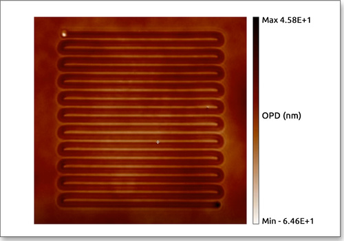 Optical Path Difference (OPD) map
