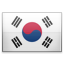 South korea flags